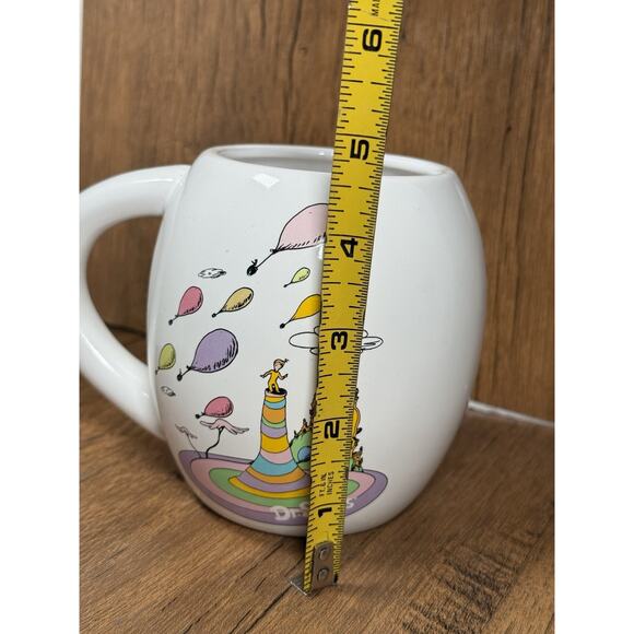 Dr Seuss Mug “OH THE PLACES YOU'LL GO!” White Ceramic Coffee Cup - Picture 3 of 5